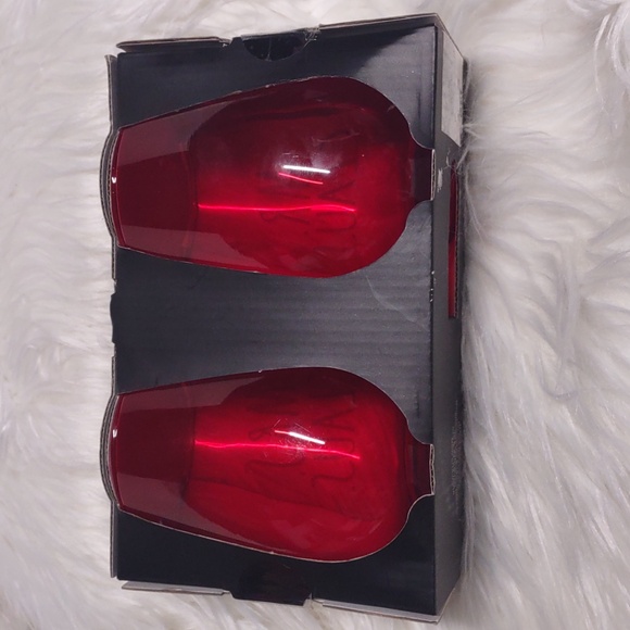 Rae Dunn Mr And Mrs Claus Stemless Glasses - Picture 2 of 6